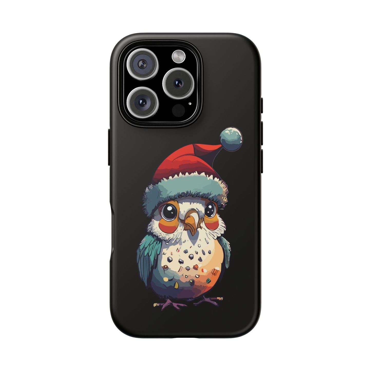 Cute Bird Christmas Phone Case - Festive Bird Accessory for Holiday Cheer, Perfect phone Cover for 16, 15, Pro Max, Galaxy, & Pixel