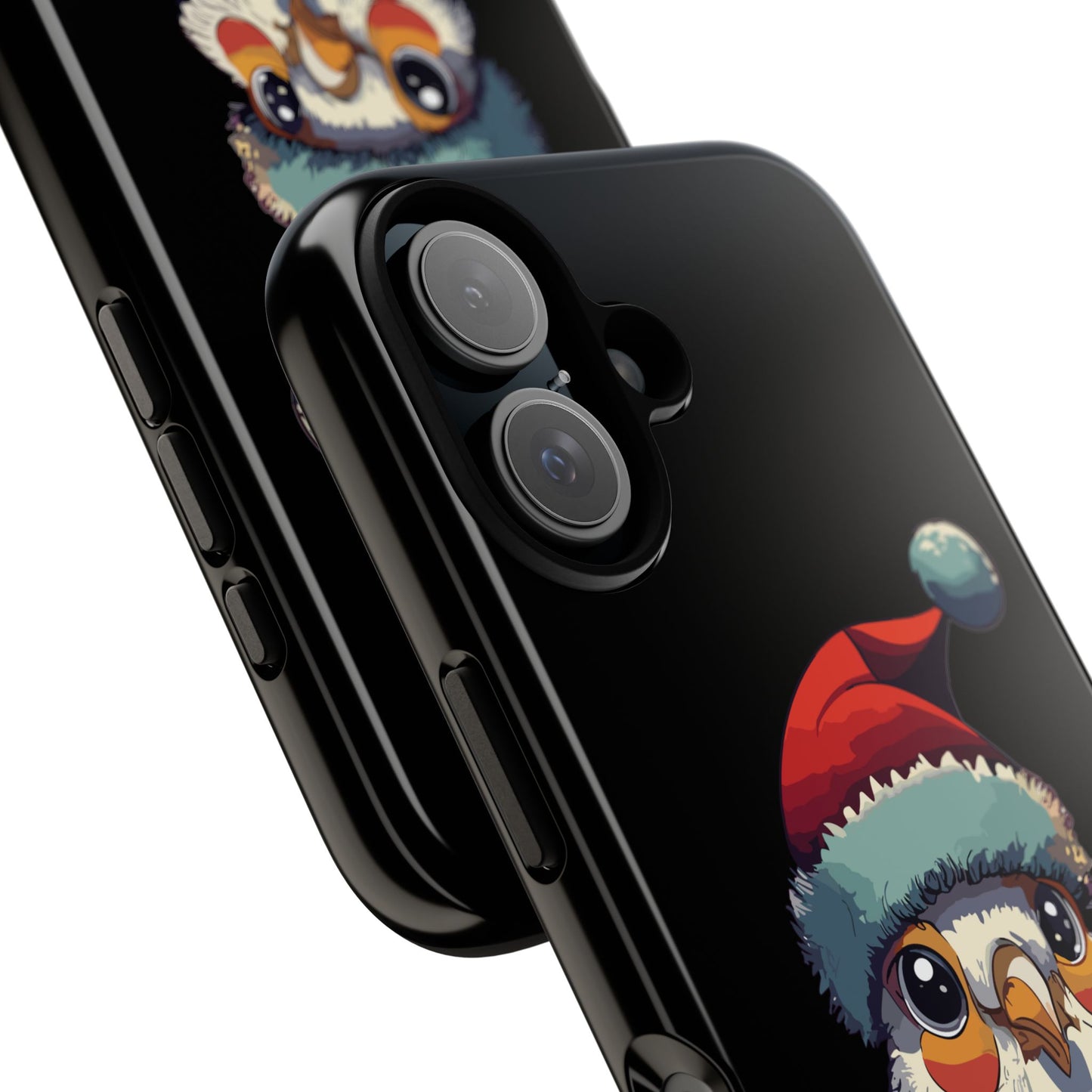 Cute Bird Christmas Phone Case - Festive Bird Accessory for Holiday Cheer, Perfect phone Cover for 16, 15, Pro Max, Galaxy, & Pixel