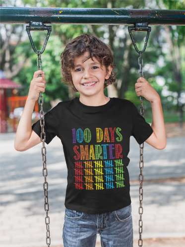 100 Days Smarter Shirt – Fun Kids 100th Day Celebration Tee