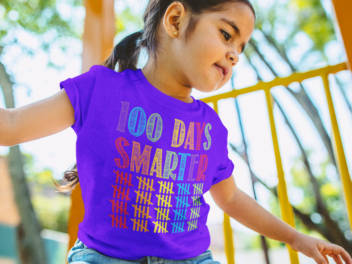 100 Days Smarter Shirt – Fun Kids 100th Day Celebration Tee