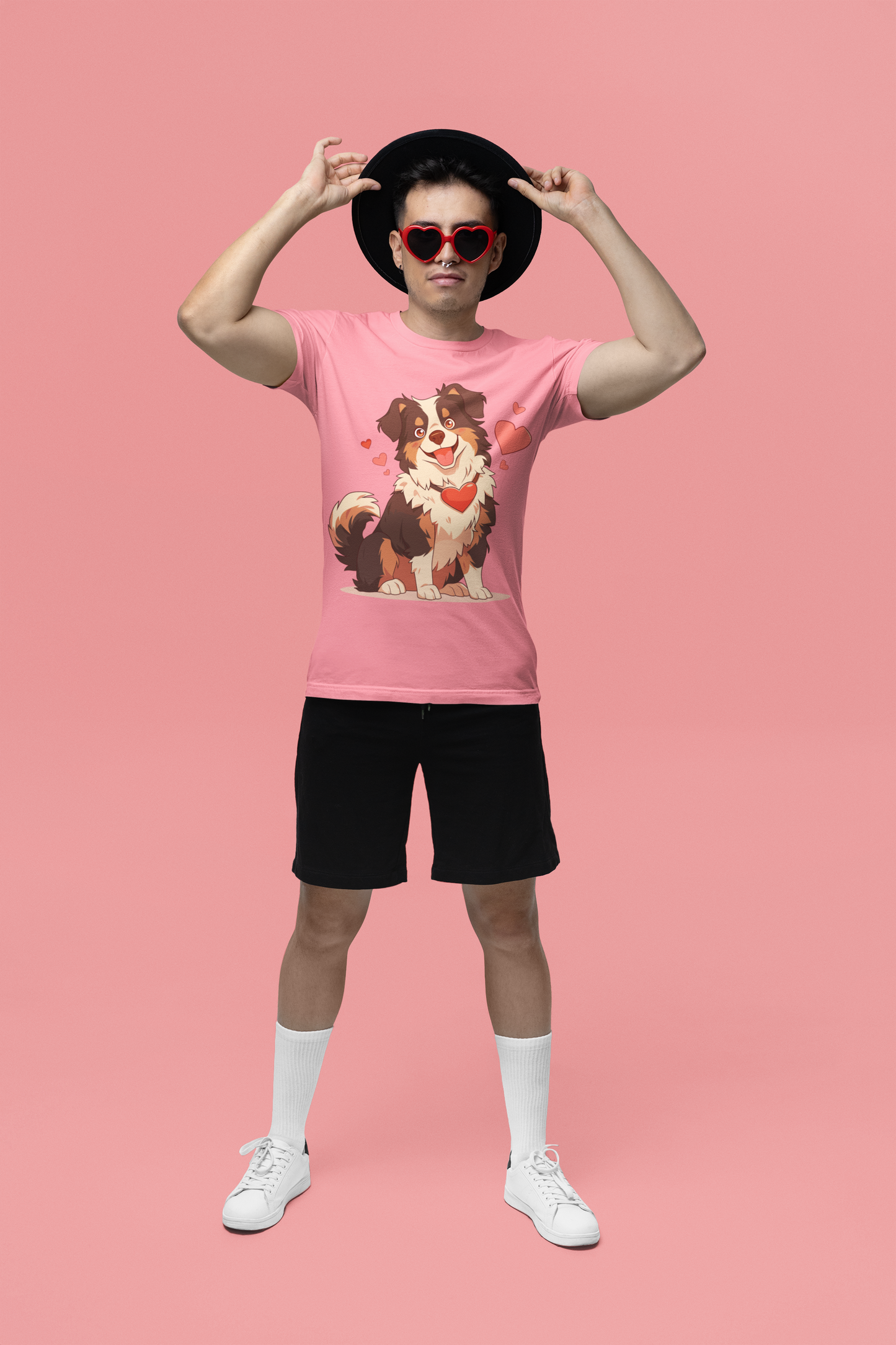 Cute Australian Sheperd Valentine's Day shirt, My Dog Is My Valentine, Valentines Dog Lover Shirt, Aussie Sheperd Lover Gift, Dog Mom shirt
