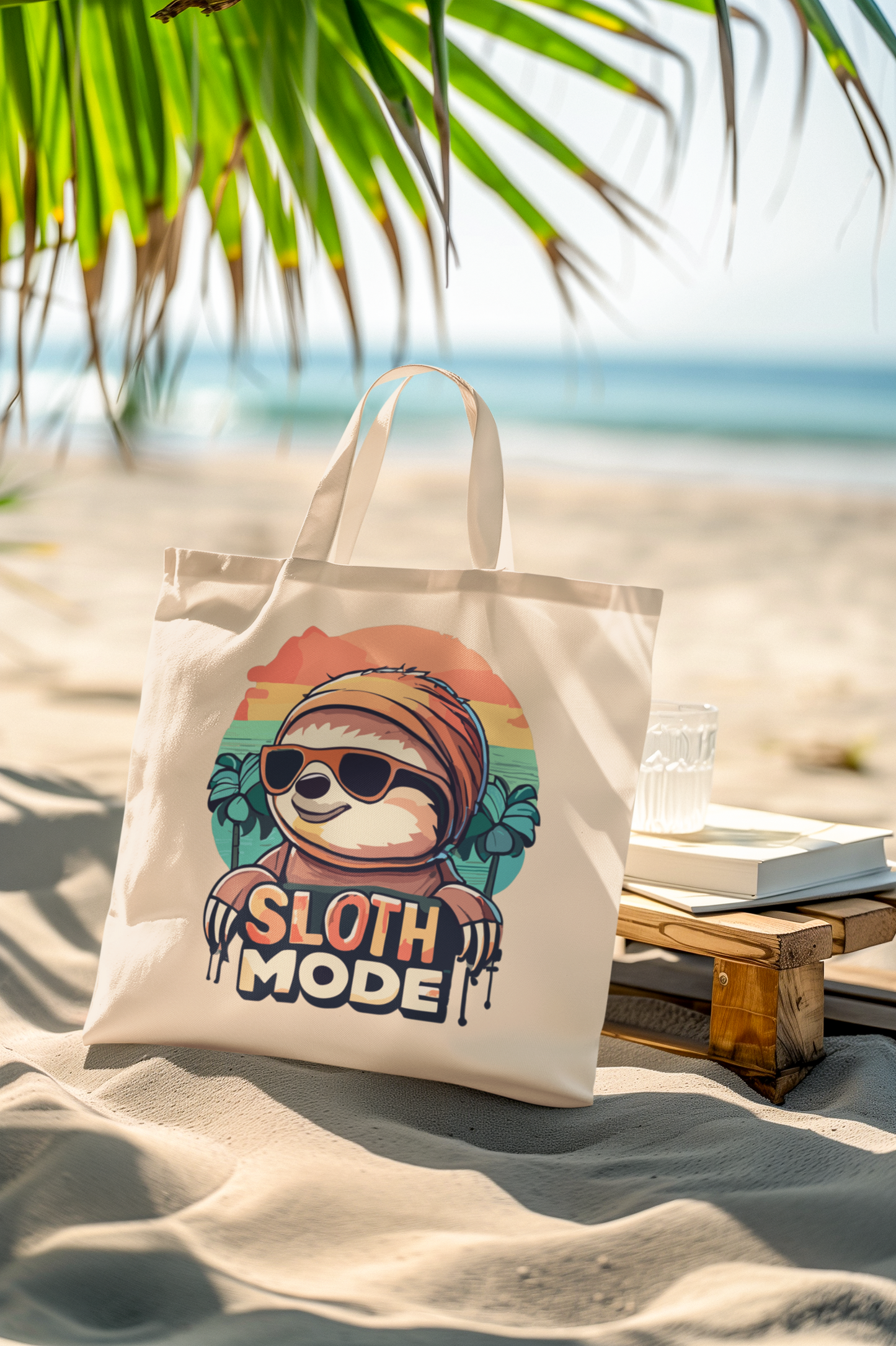Sloth mode Cotton Canvas Tote Bag