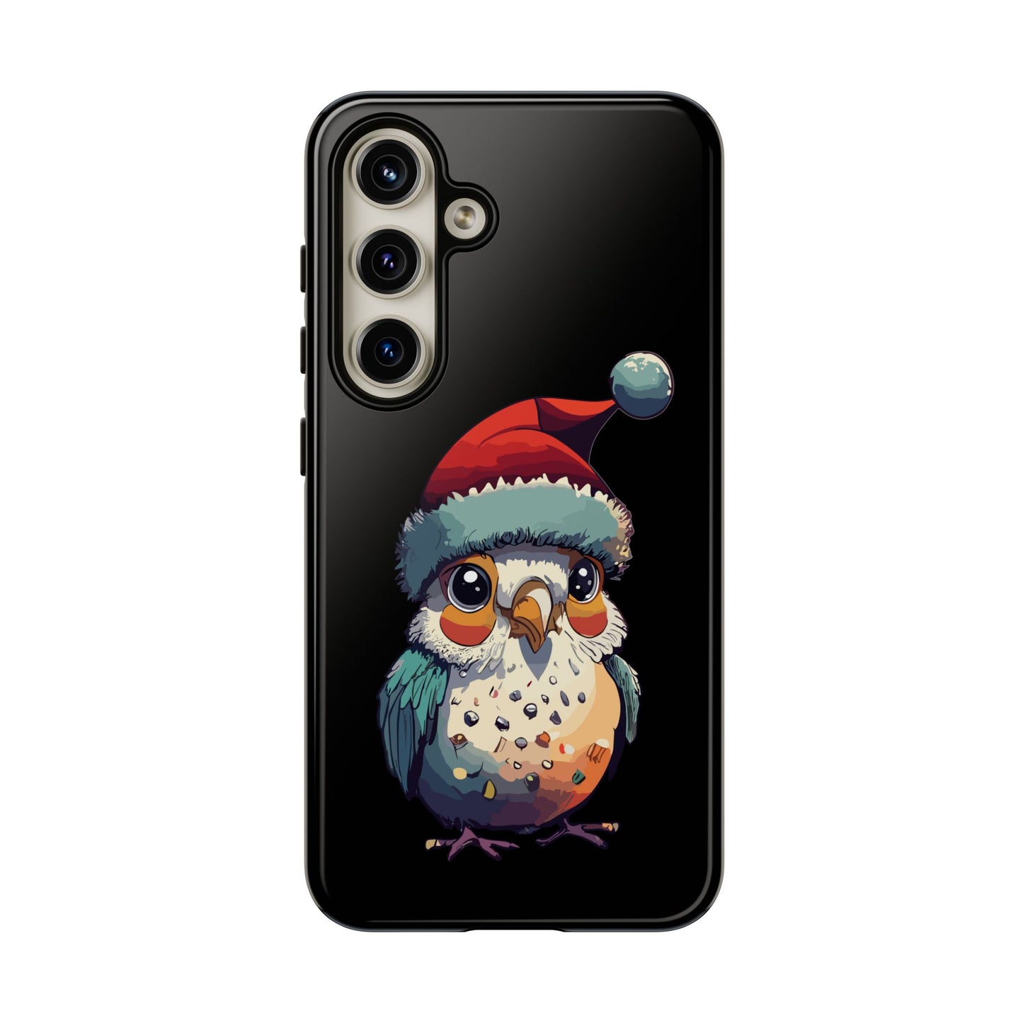 Cute Bird Christmas Phone Case - Festive Bird Accessory for Holiday Cheer, Perfect phone Cover for 16, 15, Pro Max, Galaxy, & Pixel