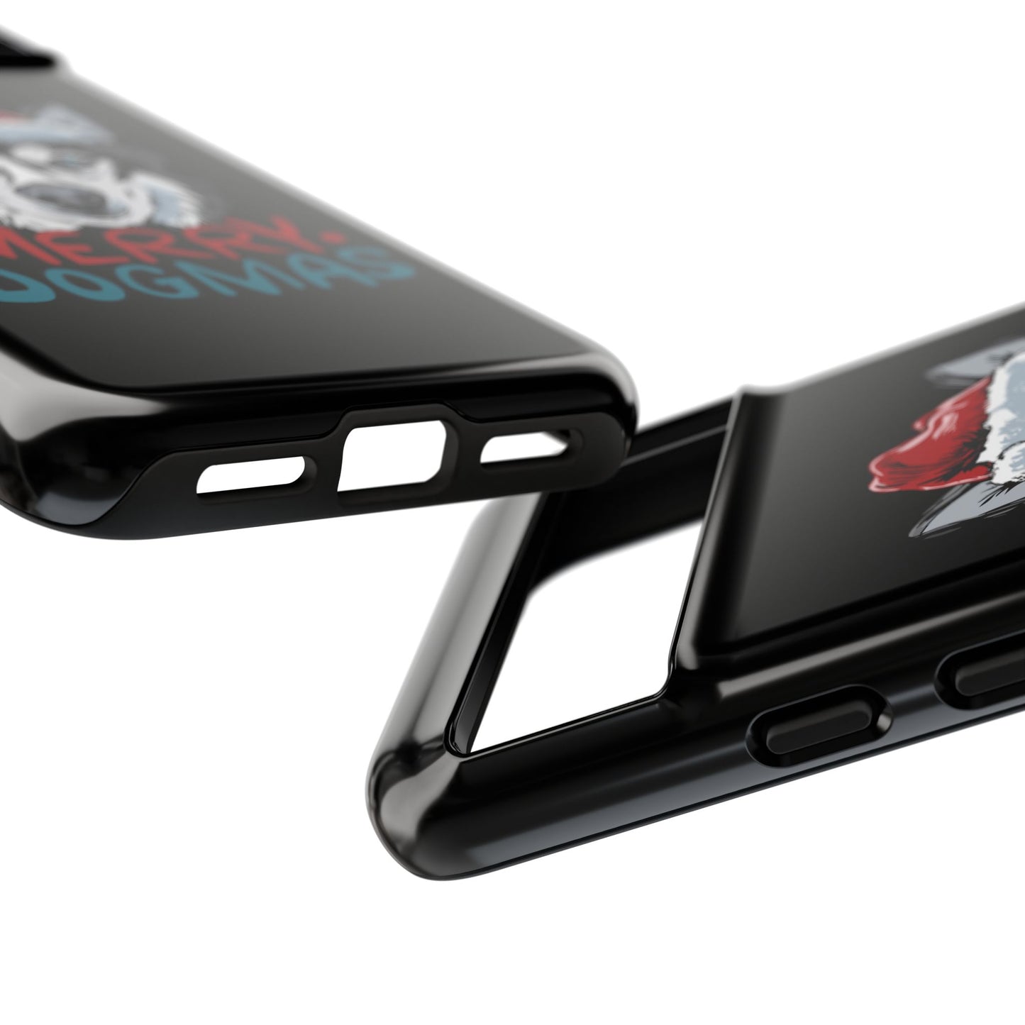 Festive Husky Christmas Phone Case for 16, Pro Max, 15, Pixel, & Galaxy - Cute Winter Dog Cover, Perfect Holiday Pet Gift