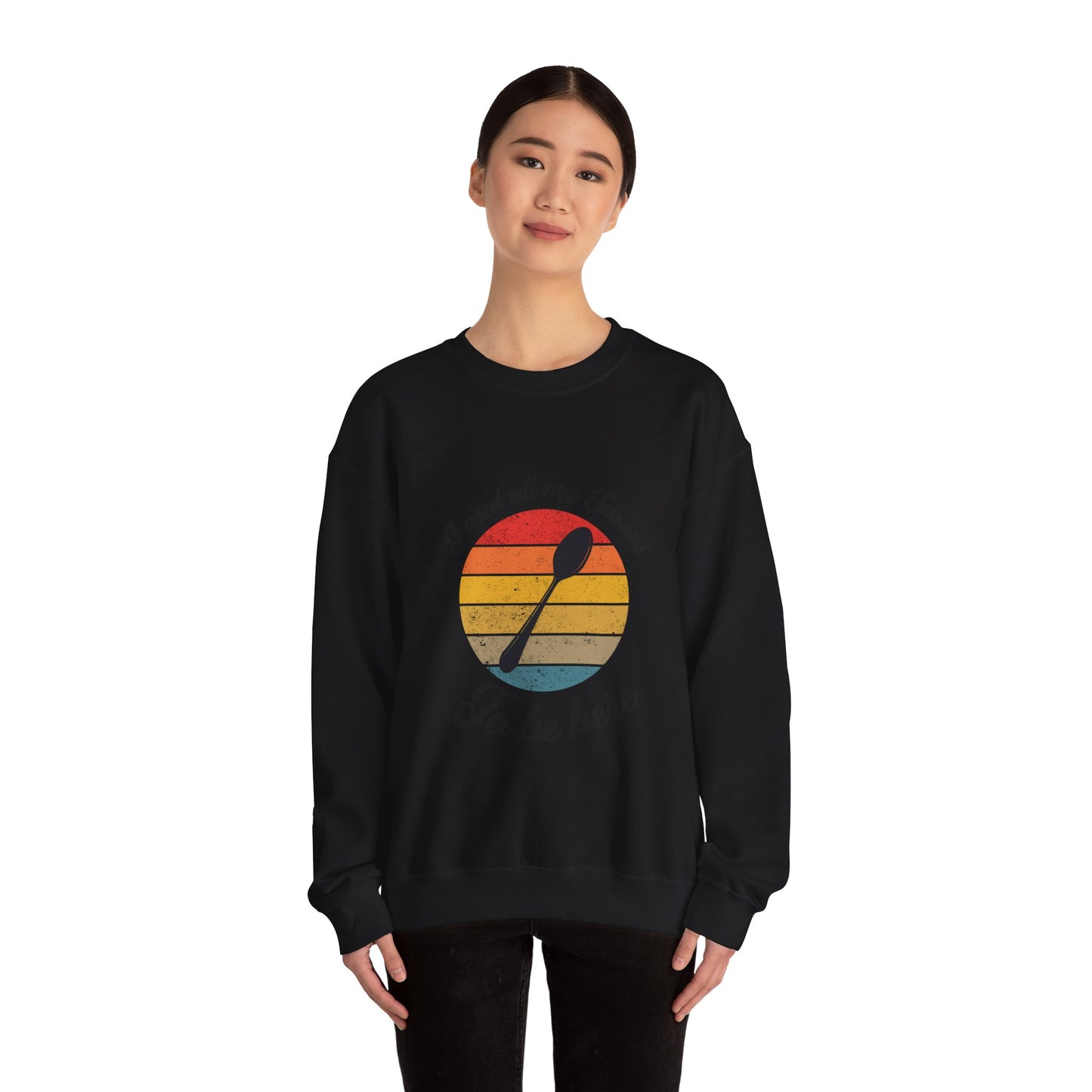 Funny spoon sweatshirt, I dont have the spoons to be here, Mental Health Unisex Sweatshirt