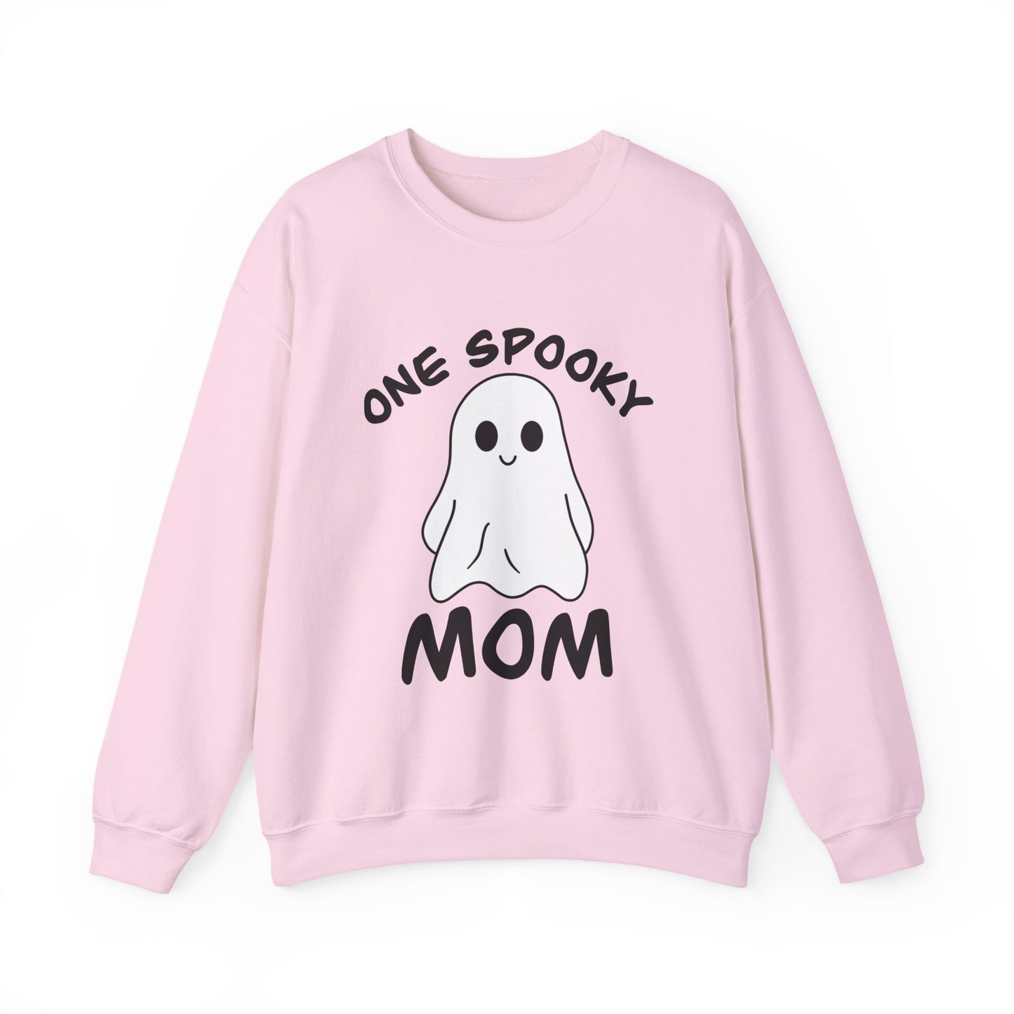 One Spooky Mom Halloween Sweatshirt | Cute Ghost Fall Sweater for Moms