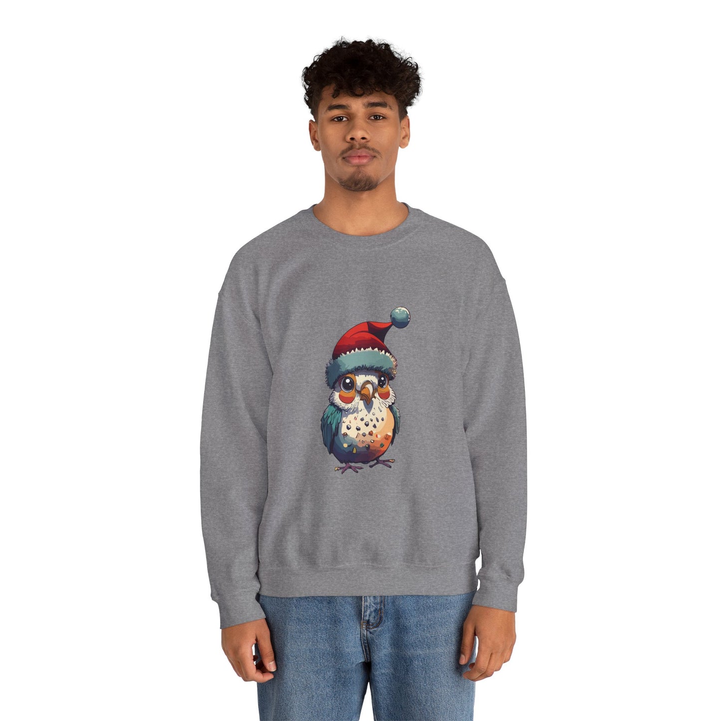 Cute bird Christmas sweatshirt, Animal Lover Gift sweatshirt For Christmas,Christmas sweatshirt For Bird Owner, Merry birdmas
