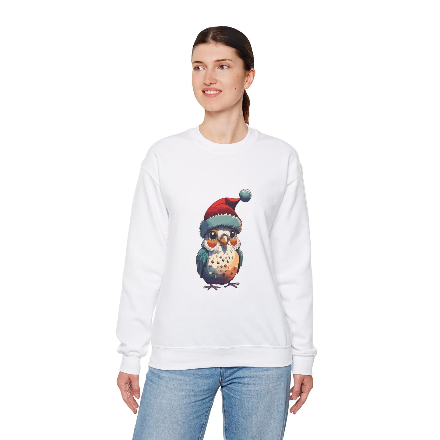Cute bird Christmas sweatshirt, Animal Lover Gift sweatshirt For Christmas,Christmas sweatshirt For Bird Owner, Merry birdmas