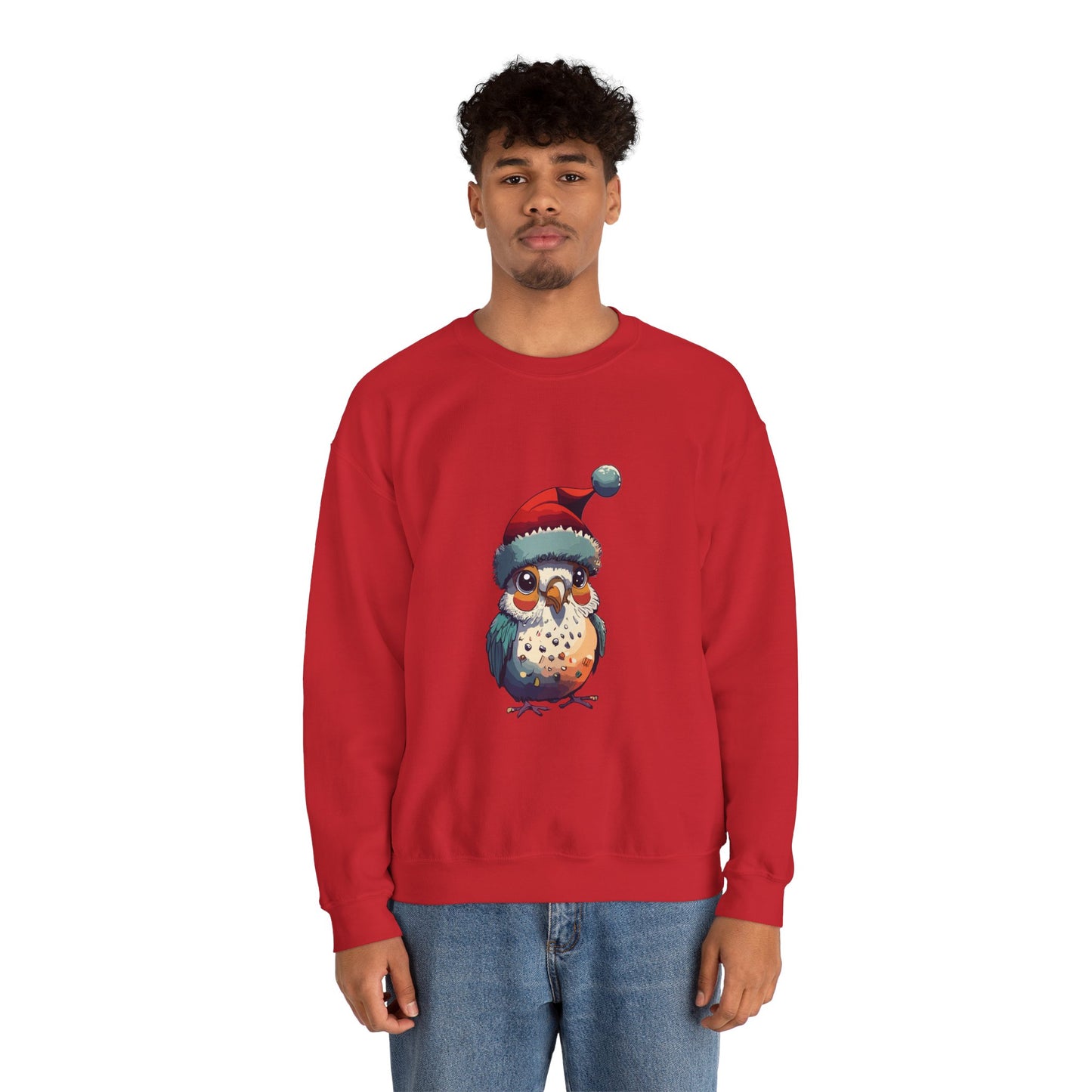 Cute bird Christmas sweatshirt, Animal Lover Gift sweatshirt For Christmas,Christmas sweatshirt For Bird Owner, Merry birdmas