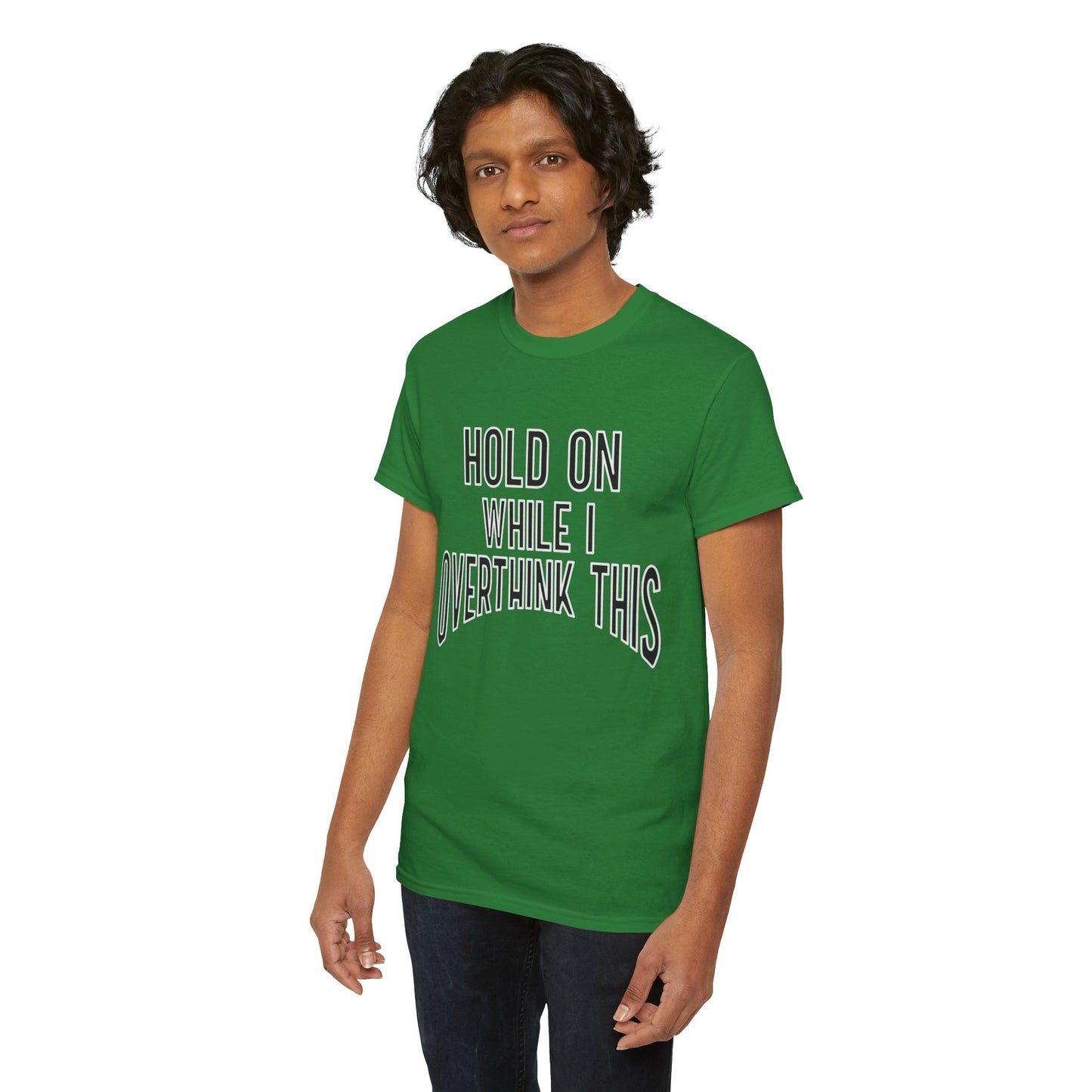 Funny anxiety shirt, hold on while I overthink this , Humorous Mental Health Tshirt