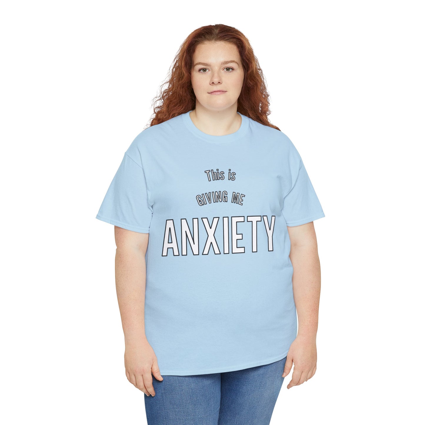 Funny anxiety shirt, this is giving me anxiety, Humorous Mental Health Tshirt