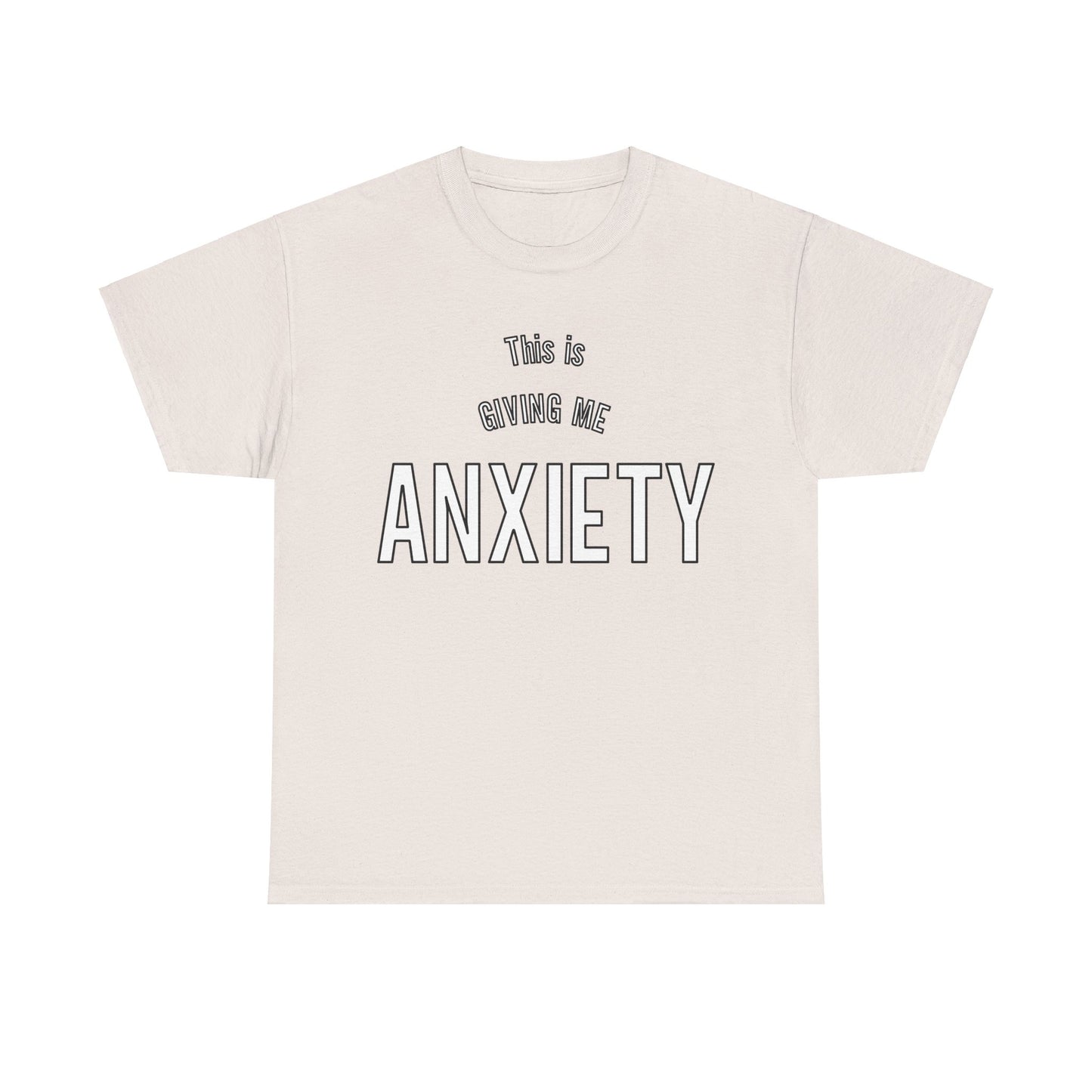 Funny anxiety shirt, this is giving me anxiety, Humorous Mental Health Tshirt