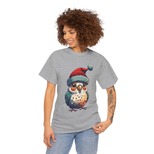 Cute bird Christmas Shirt, Animal Lover Gift Tee For Christmas, Christmas birdy Shirt, Christmas Tee For Bird Owner, Merry birdmas Shirt