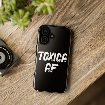 Toxica AF Spanglish Phone Case for Phone 16, Pro Max, Galaxy & Pixel - Bold Women's Statement Cover, Edgy Feminist Accessory