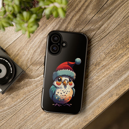 Cute Bird Christmas Phone Case - Festive Bird Accessory for Holiday Cheer, Perfect phone Cover for 16, 15, Pro Max, Galaxy, & Pixel