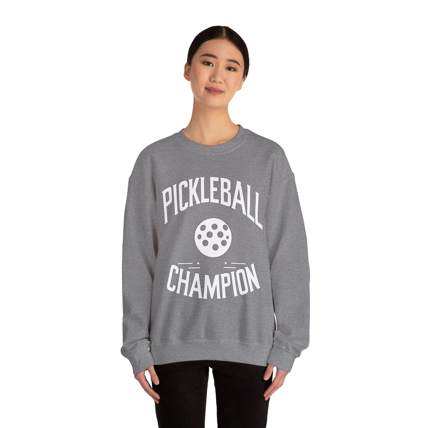 Sports Enthusiast Pickleball Champion Sweatshirt: Casual Wear for the Game Lover & Active Lifestyle