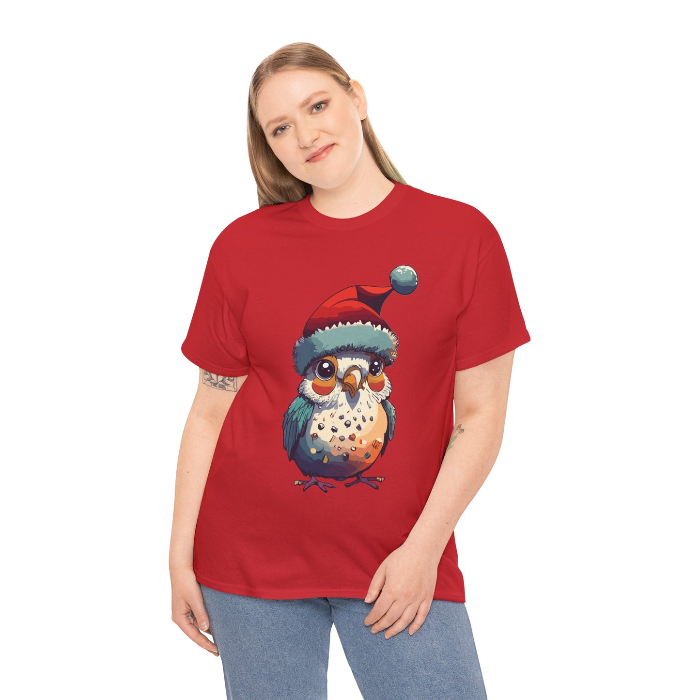 Cute bird Christmas Shirt, Animal Lover Gift Tee For Christmas, Christmas birdy Shirt, Christmas Tee For Bird Owner, Merry birdmas Shirt