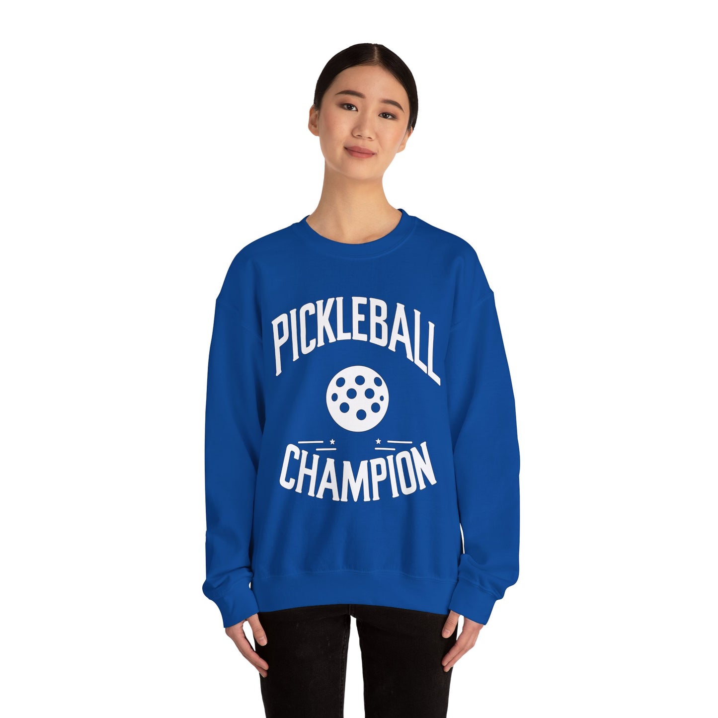 Sports Enthusiast Pickleball Champion Sweatshirt: Casual Wear for the Game Lover & Active Lifestyle