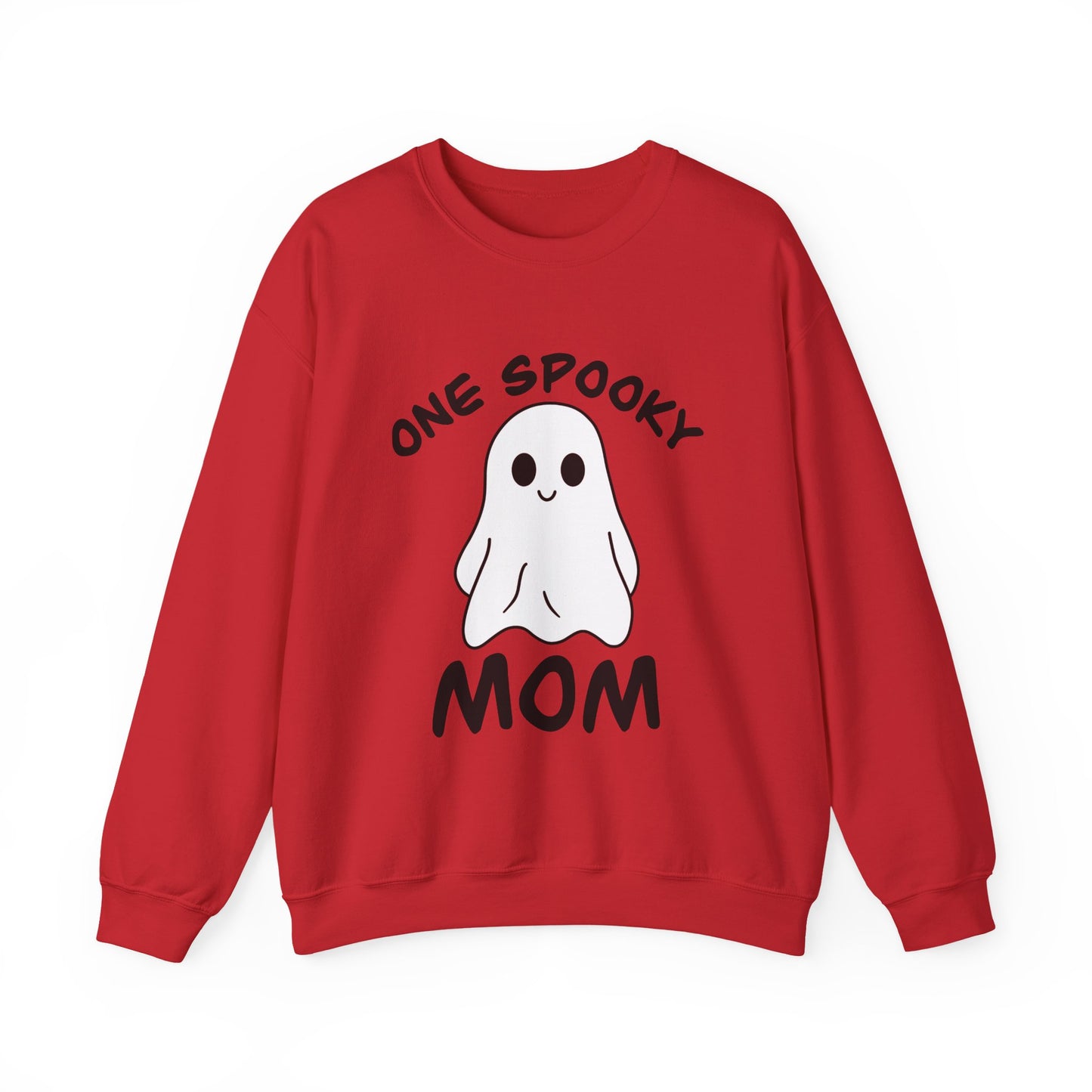 One Spooky Mom Halloween Sweatshirt | Cute Ghost Fall Sweater for Moms