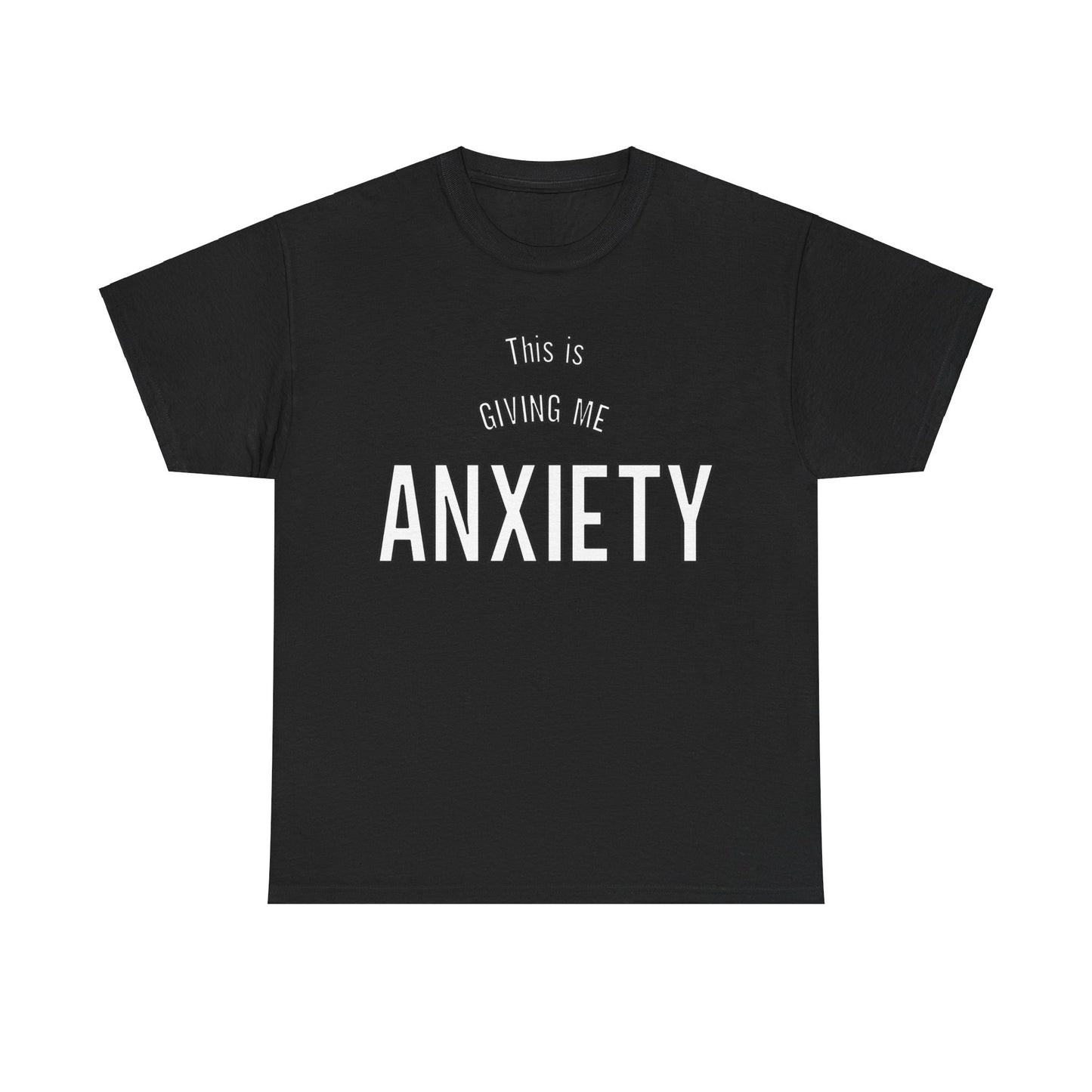 Funny anxiety shirt, this is giving me anxiety, Humorous Mental Health Tshirt