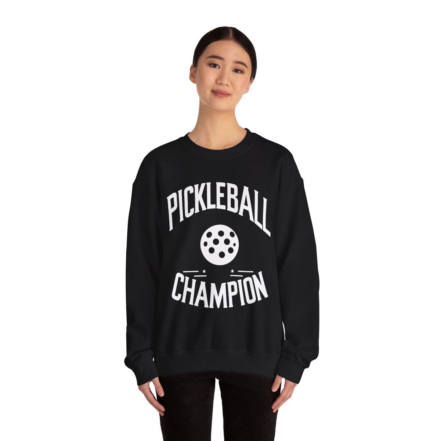 Sports Enthusiast Pickleball Champion Sweatshirt: Casual Wear for the Game Lover & Active Lifestyle