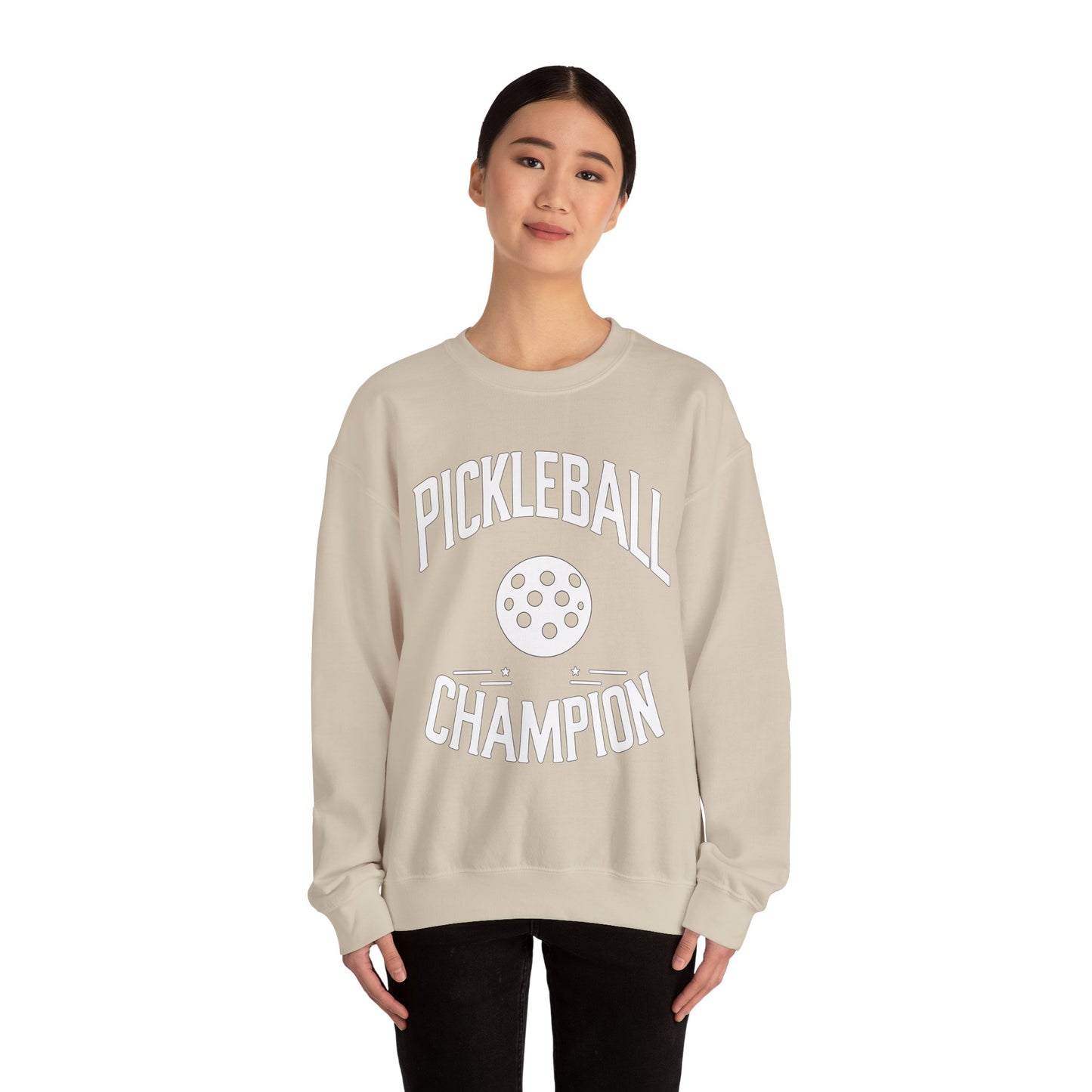 Sports Enthusiast Pickleball Champion Sweatshirt: Casual Wear for the Game Lover & Active Lifestyle