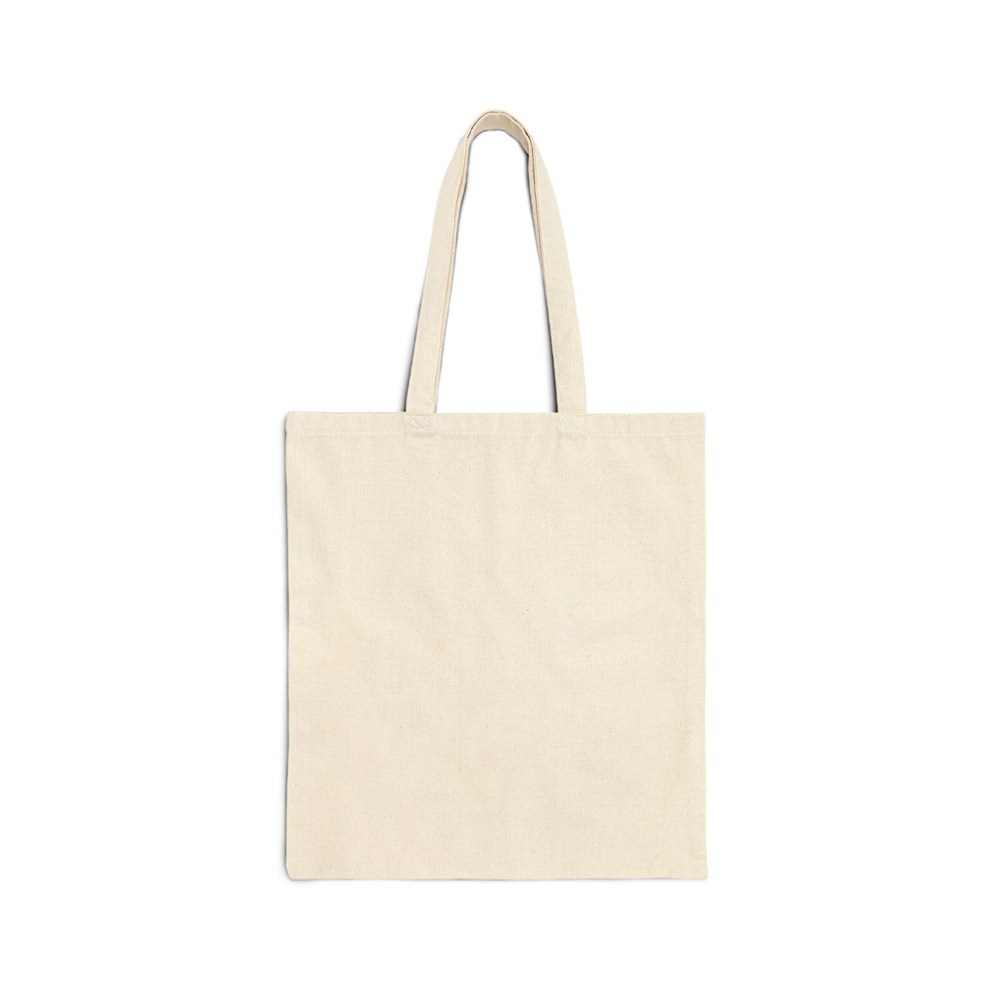 Funny Introvert Cotton Canvas Tote Bag - "Quiet Charm" Book Lover's tote