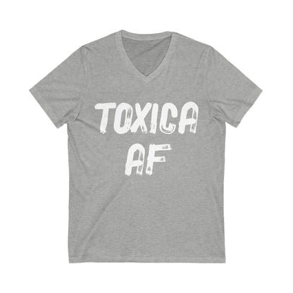 Toxica AF Women's short sleeve Shirt, Spanglish Espanol humorous Tee, Spanish Funny Tshirt, Bold Women's Statement, Edgy Feminist Accessory