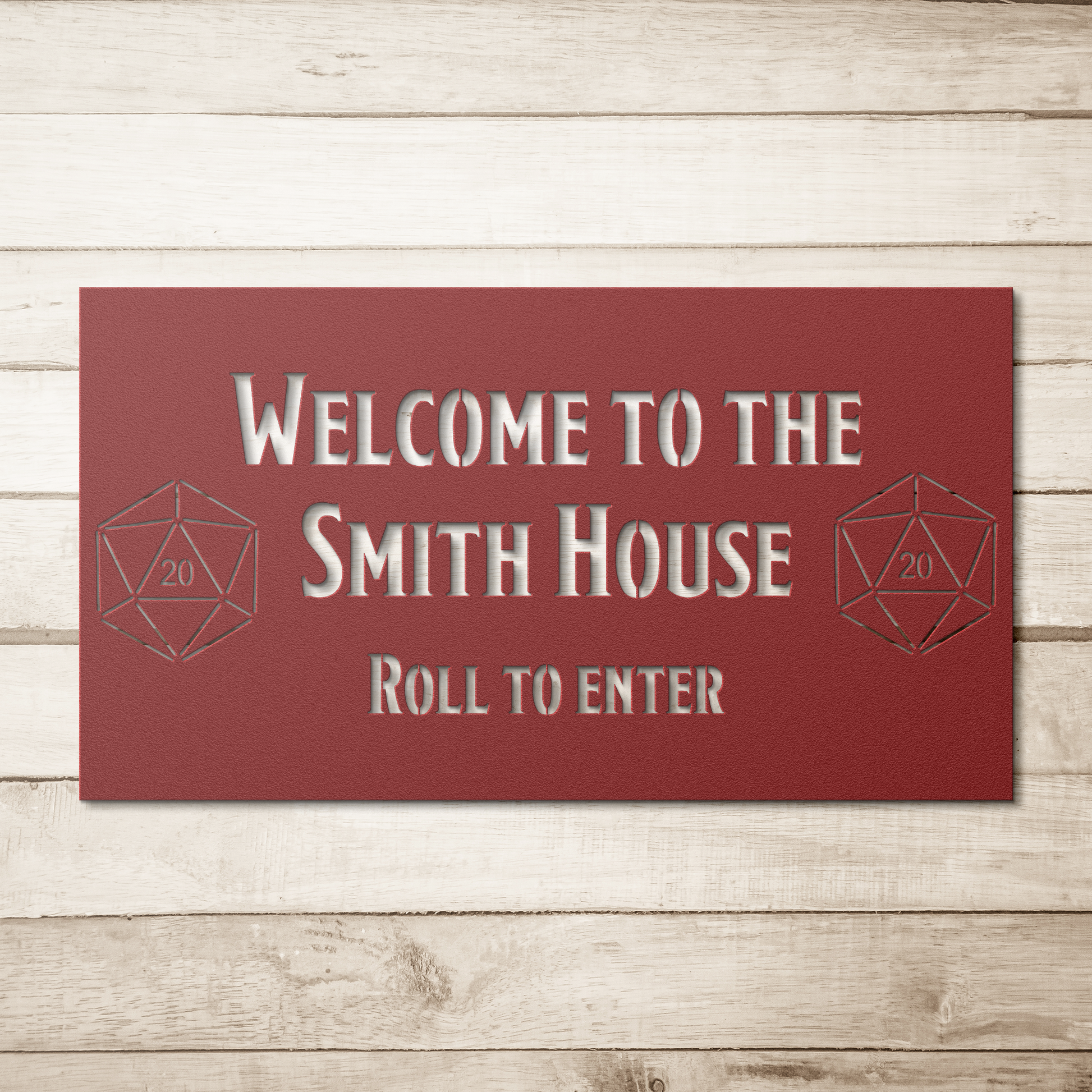 Customizable_DnD_Welcome_Metal_Sign_Red_Simple_Wood_BKGD_Mockup.png